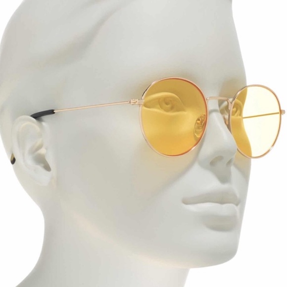 Diff Eyewear Accessories - NITB DIFF Eyewear Sage 49mm Sunglasses Yellow